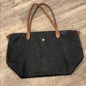 Large Black Longchamp Le Pliage